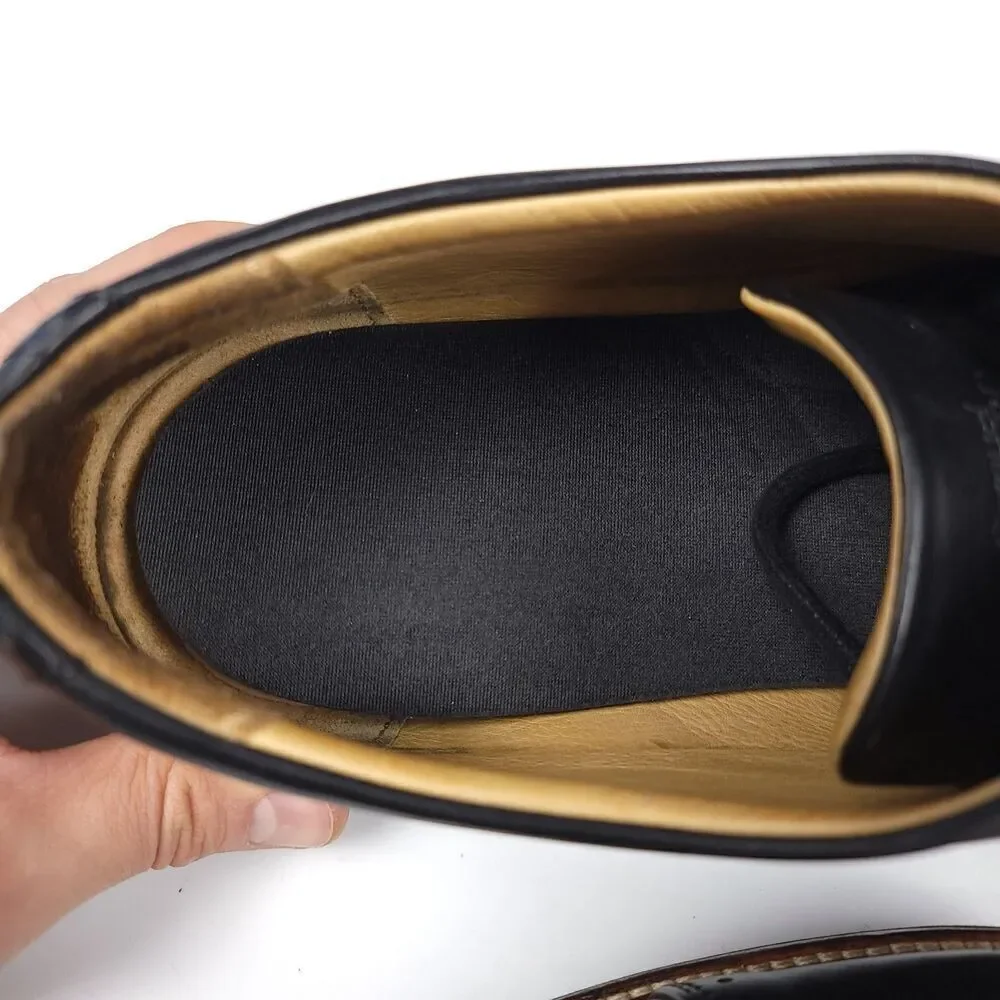SAMUEL HUBBARD Market Cap Toe Oxford Dress Shoe Old Money Quiet Luxury 11W Black